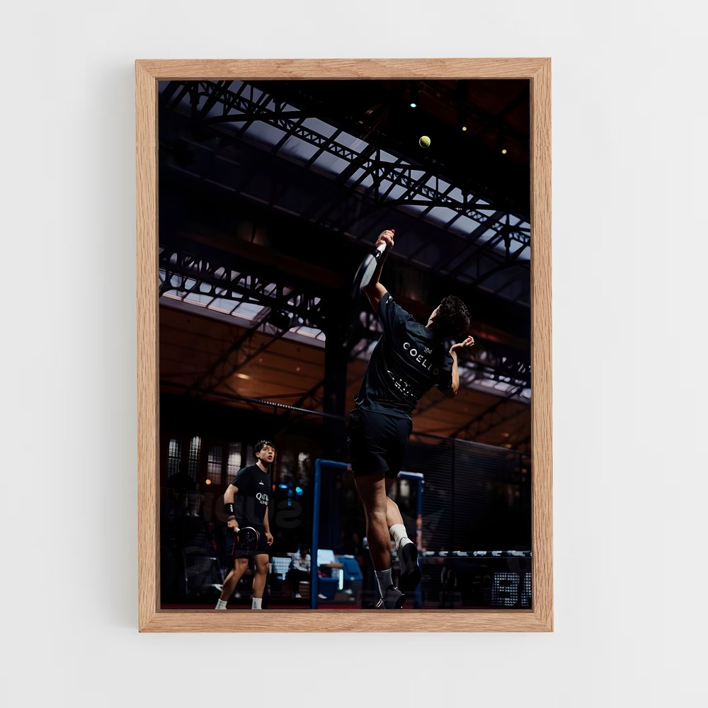 Poster Service de Match – affiche Padel (vue 4)